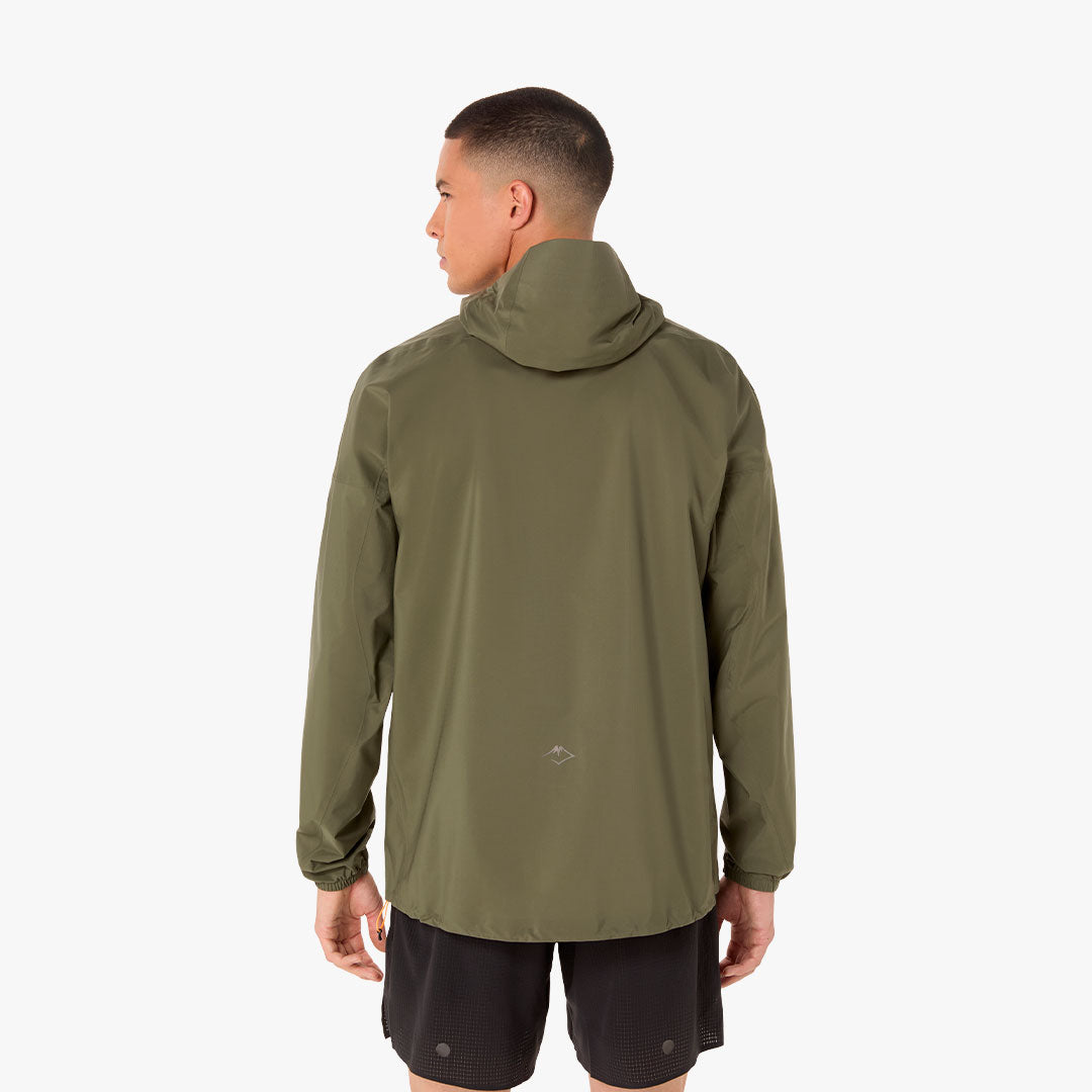 Chaqueta Asics Fujitrail Elite Waterproof Green