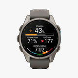 Garmin Fenix 9 43mm Titanio Fog Gray