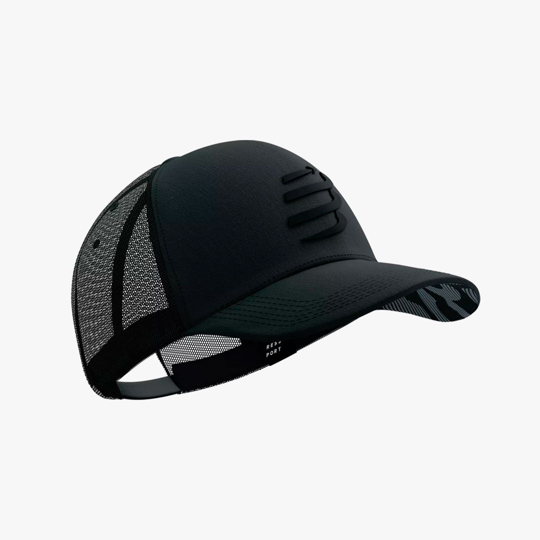Gorra Compressport Trucker Black