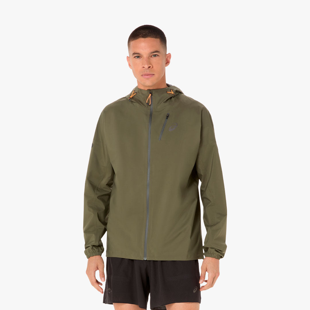 Chaqueta Asics Fujitrail Elite Waterproof Green