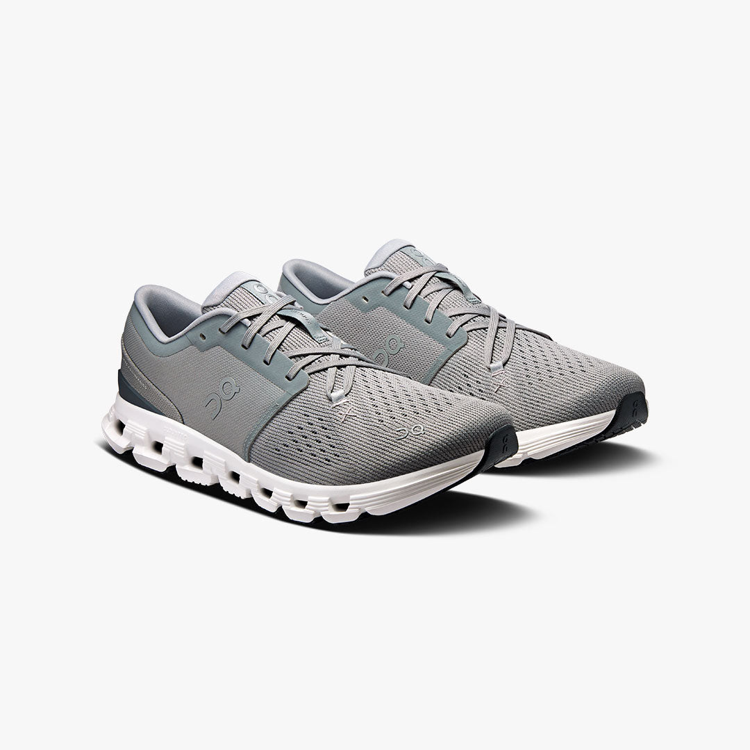 On Cloud X 4 Alloy/Ivory
