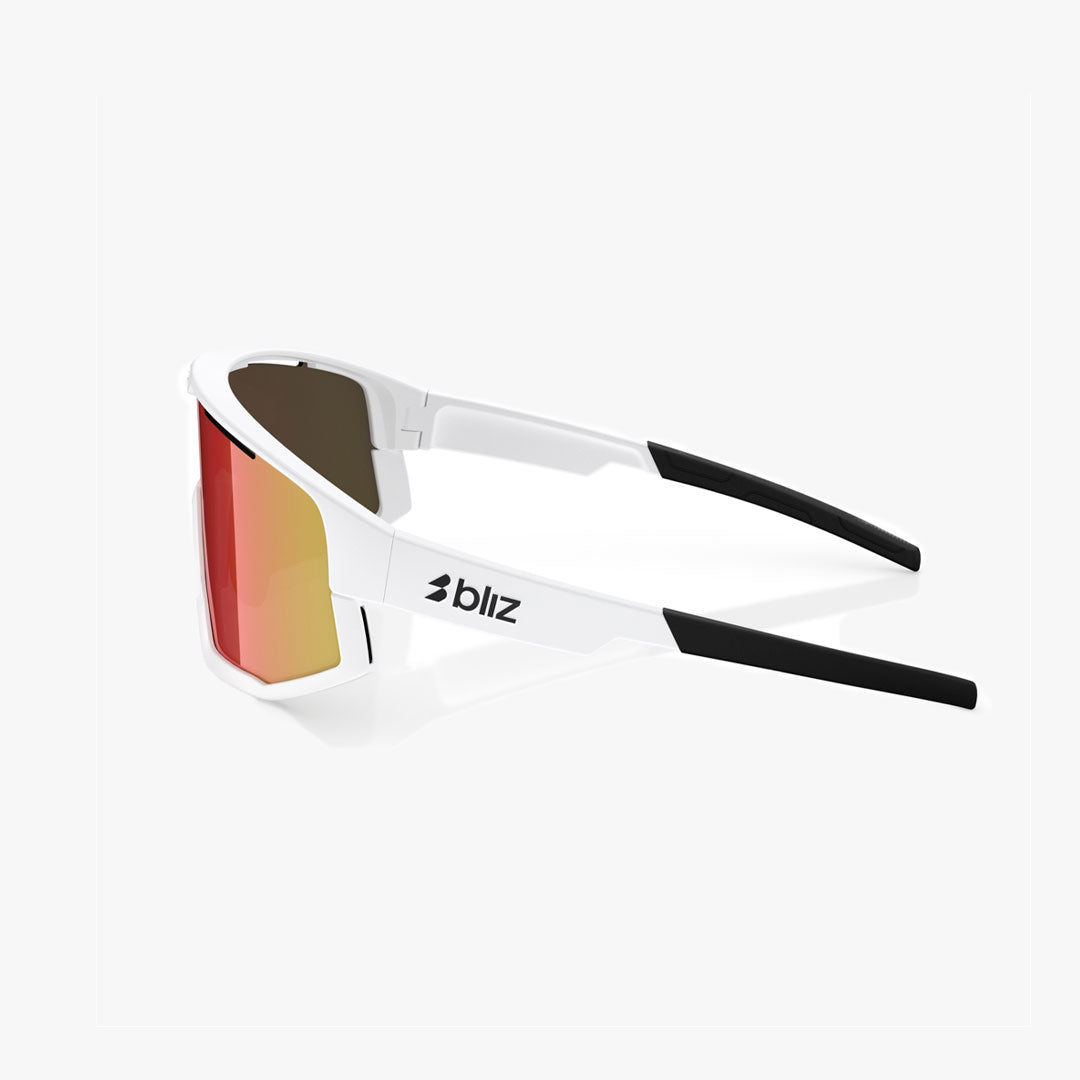 Gafas Bliz Fusion Matt White Amoke Red
