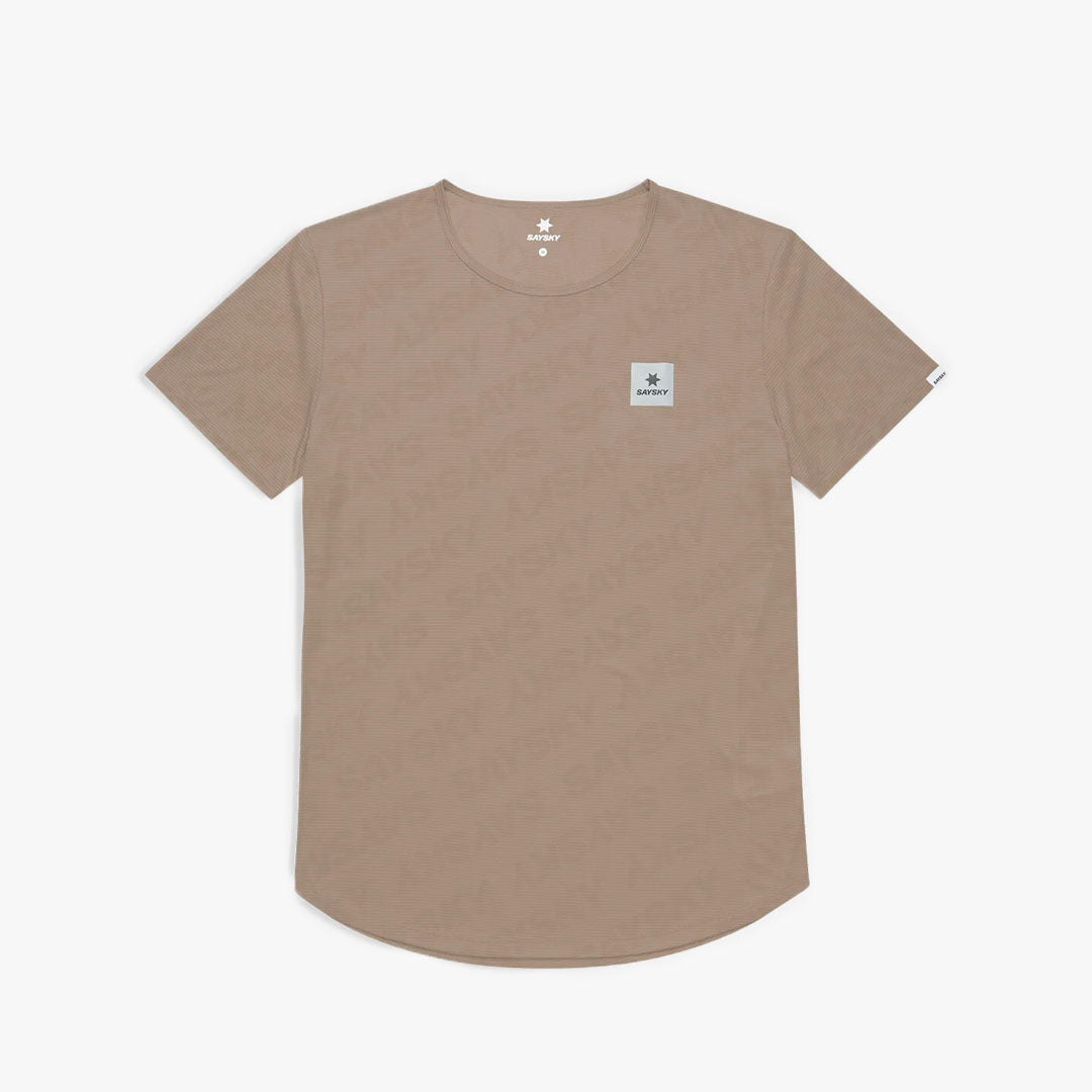 Camiseta Saysky Reactive Flow Dark Beige