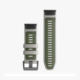 Correa Garmin Quickfit 26 mm Green/Grey Silicone
