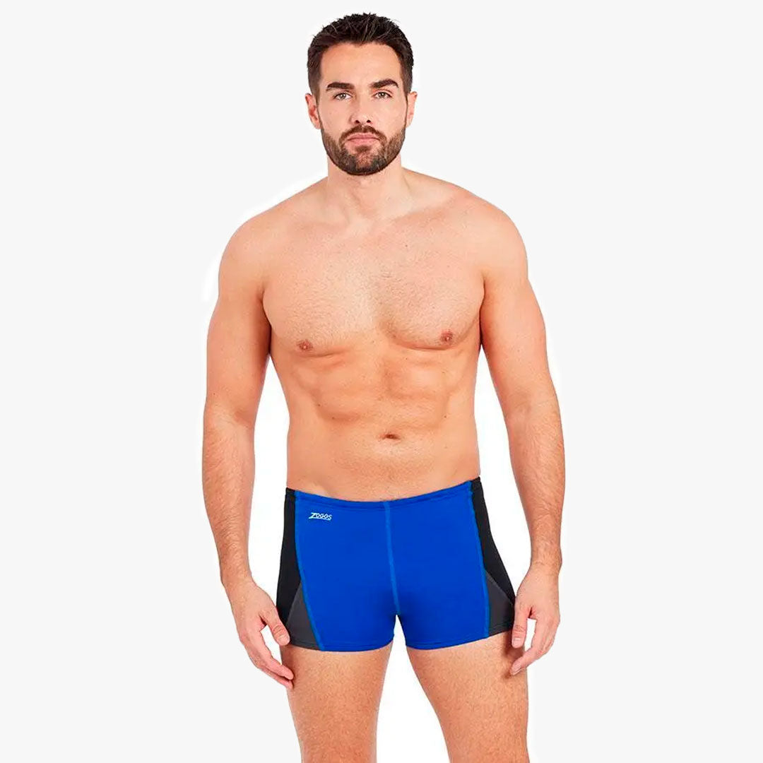 Bañador Zoggs Prism Hip Racer Azul/Negro