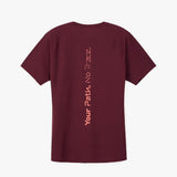 Camiseta Nnormal Race 02 W Burgundy