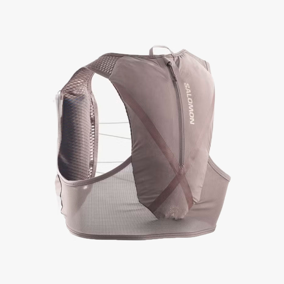 CHALECO SALOMON GRAVEL SKIN 4 IRON/SILVER CLOUD