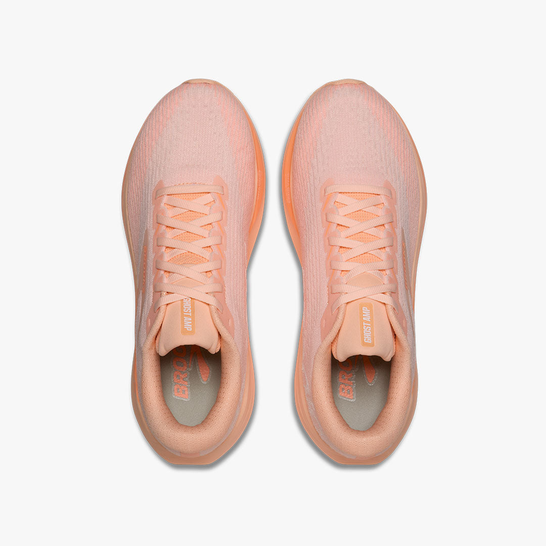 Brooks Ghost Amp W Peach/White