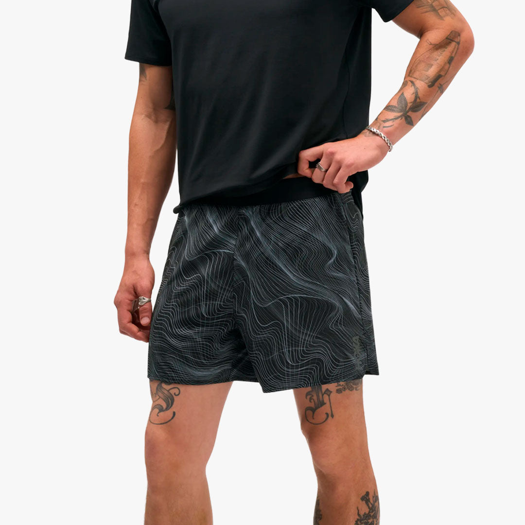 Pantalón Hoka Glide 12,7cm Black/White