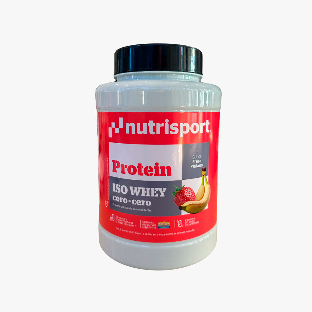 Proteína Iso Whey Cero-Cero Nutrisport Frsa/Plátano