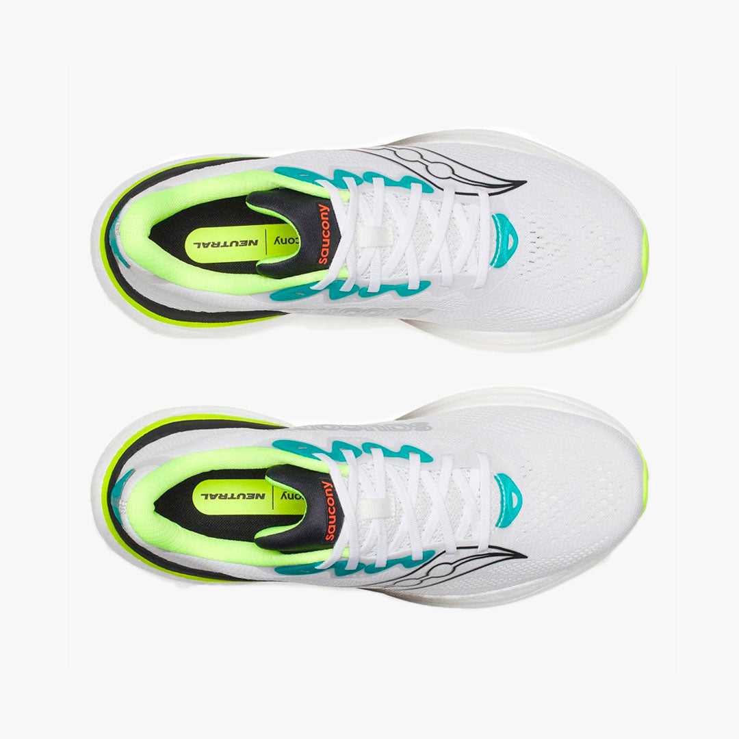Saucony Ride 19 White/Citron