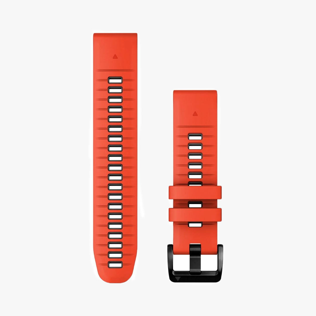 Correa Garmin Quickfit 22mm Grey/Red Silicone