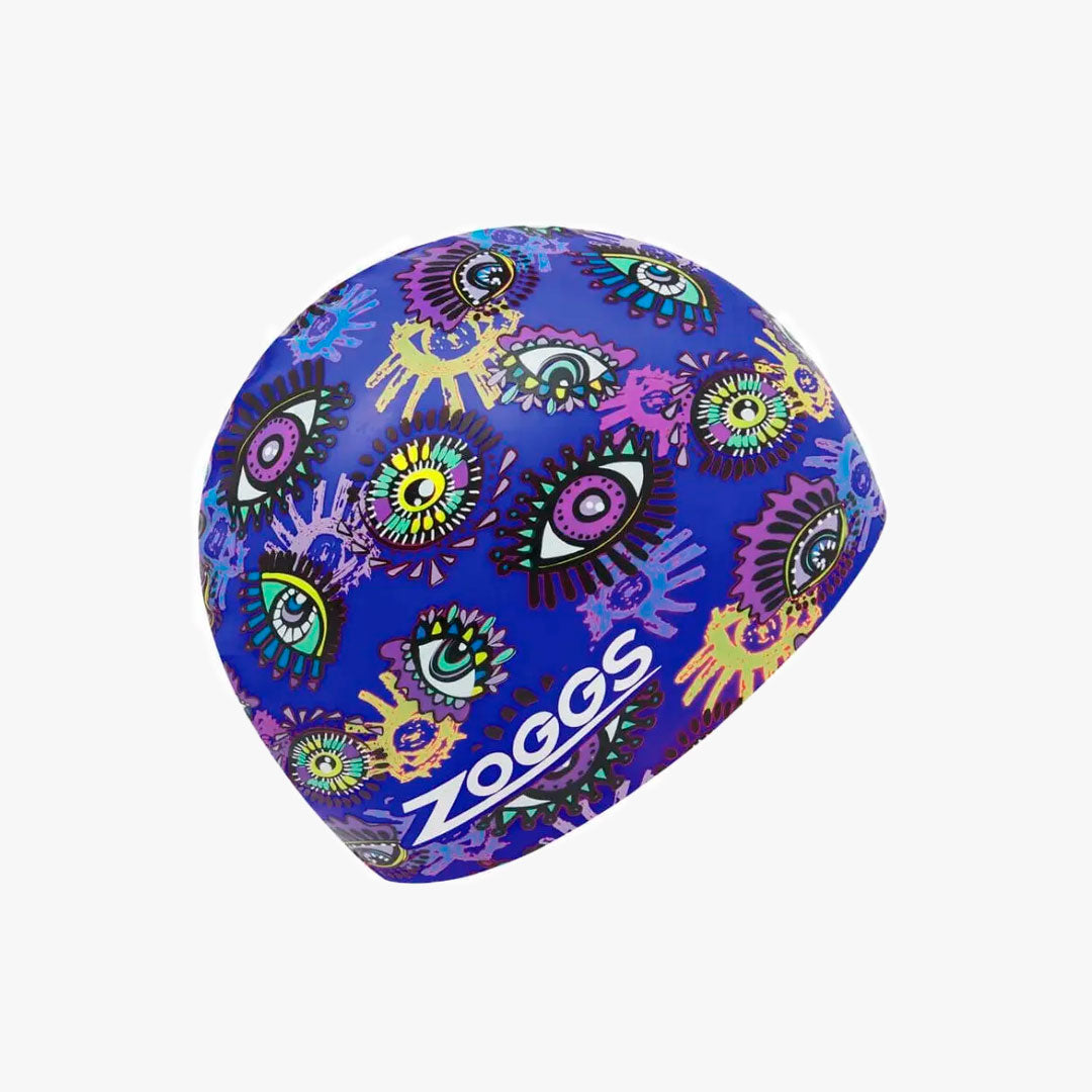 Gorro Zoggs Silicona Printed Eyes Purple