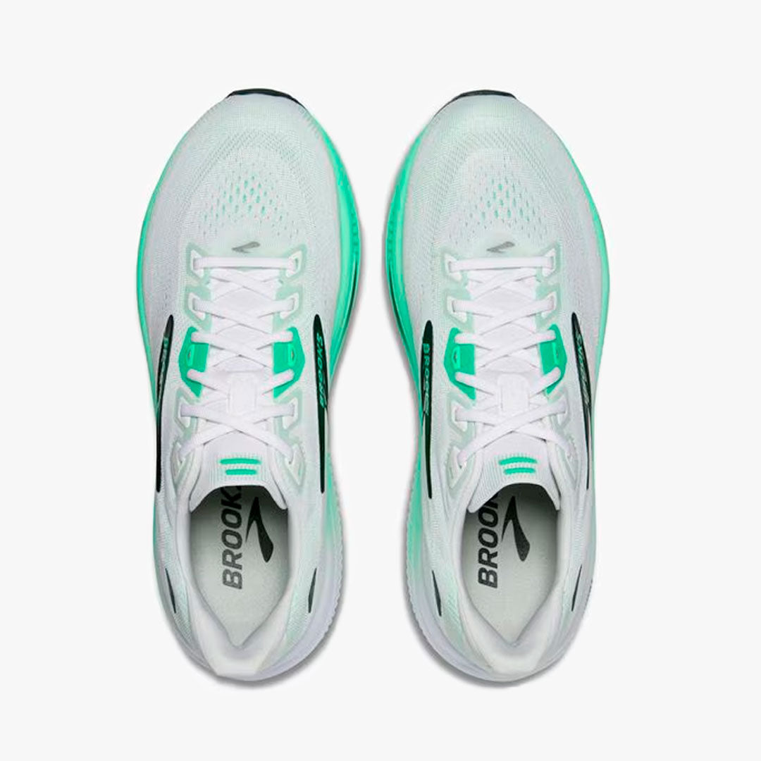 Brooks Ghost 18 White/Spring Bud/Spruce