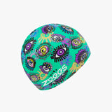 Gorro Zoggs Silicona Printed Eyes Green