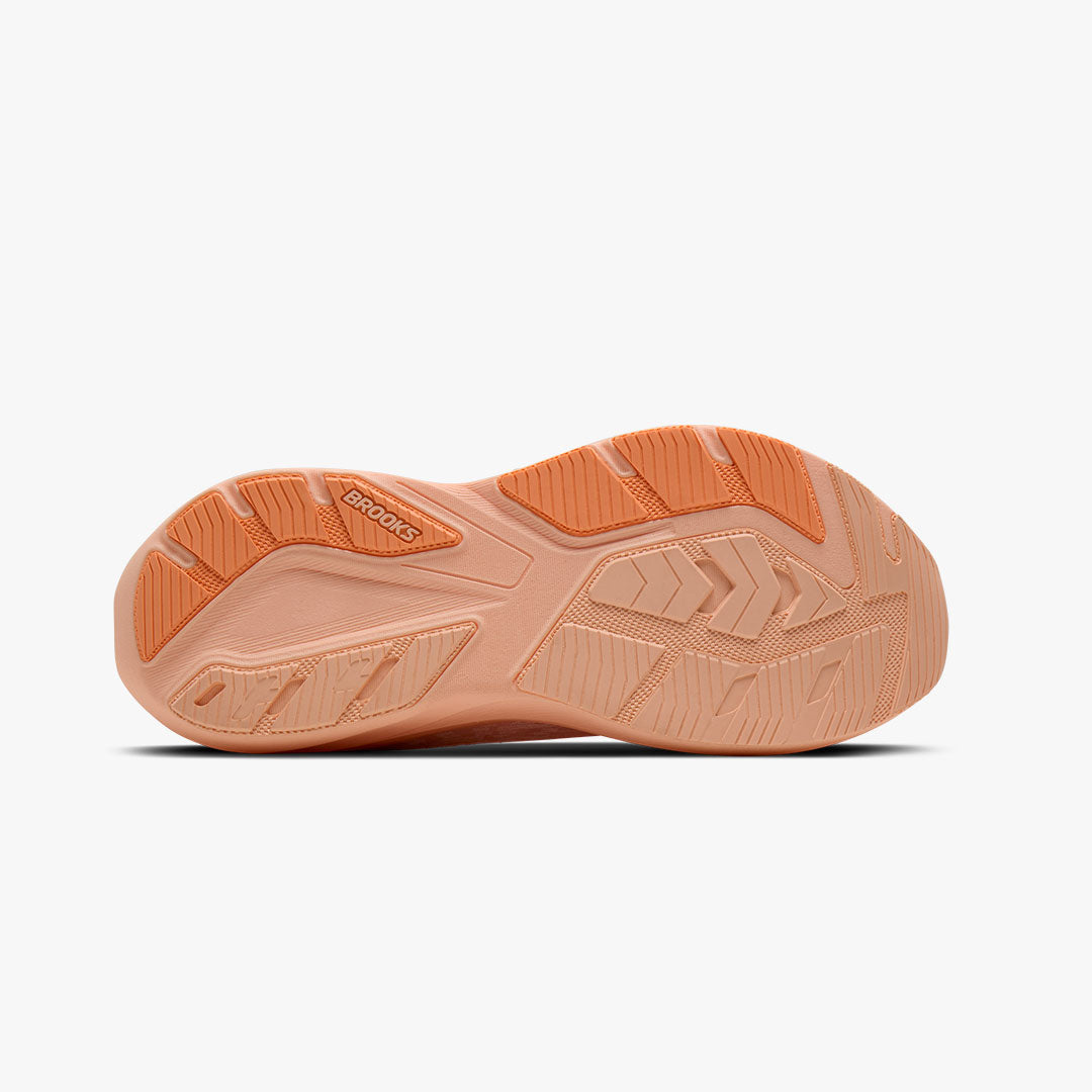 Brooks Ghost Amp W Peach/White