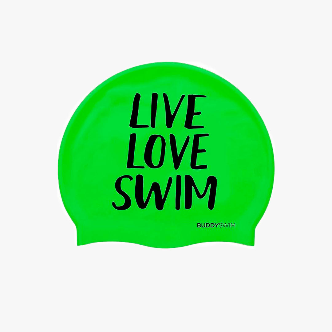 Gorro Buddyswim Silicona Green