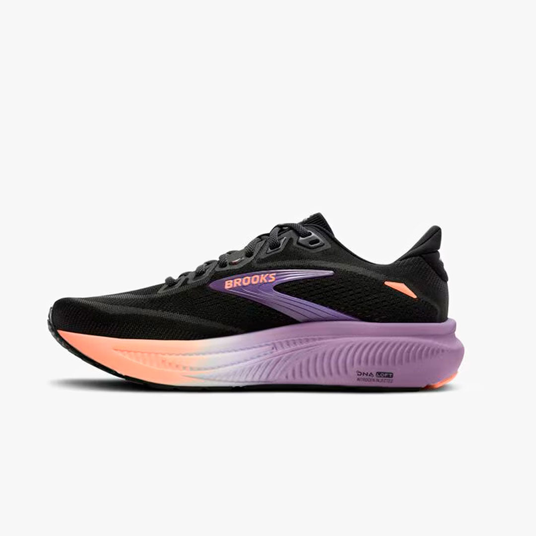Brooks Ghost 18 W Black/Mulled Grape/Peach