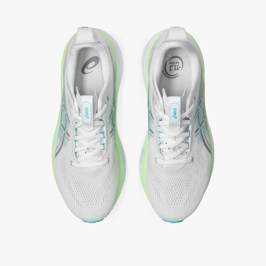 Asics Gel-Kayano 33 White/Aqua