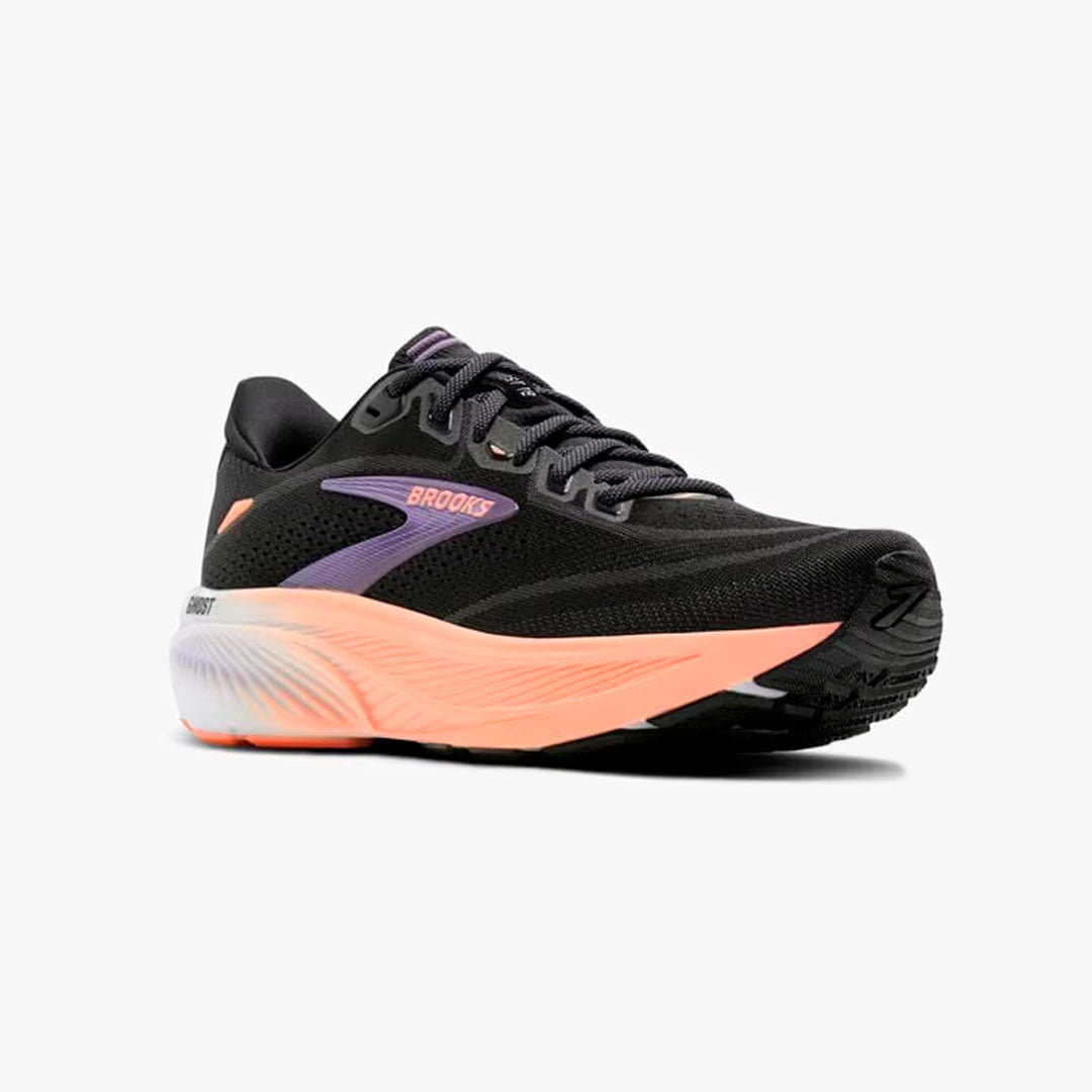 Brooks Ghost 18 W Black/Mulled Grape/Peach