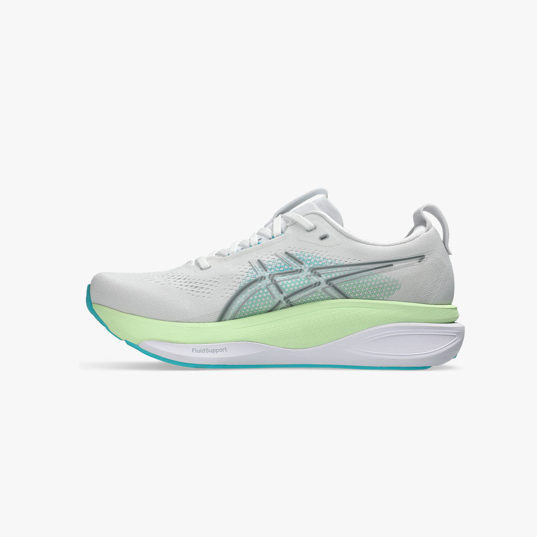 Asics Gel-Kayano 33 White/Aqua