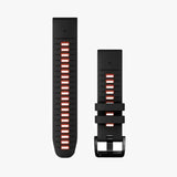 Correa Garmin Quickfit 22mm Red/black silicone