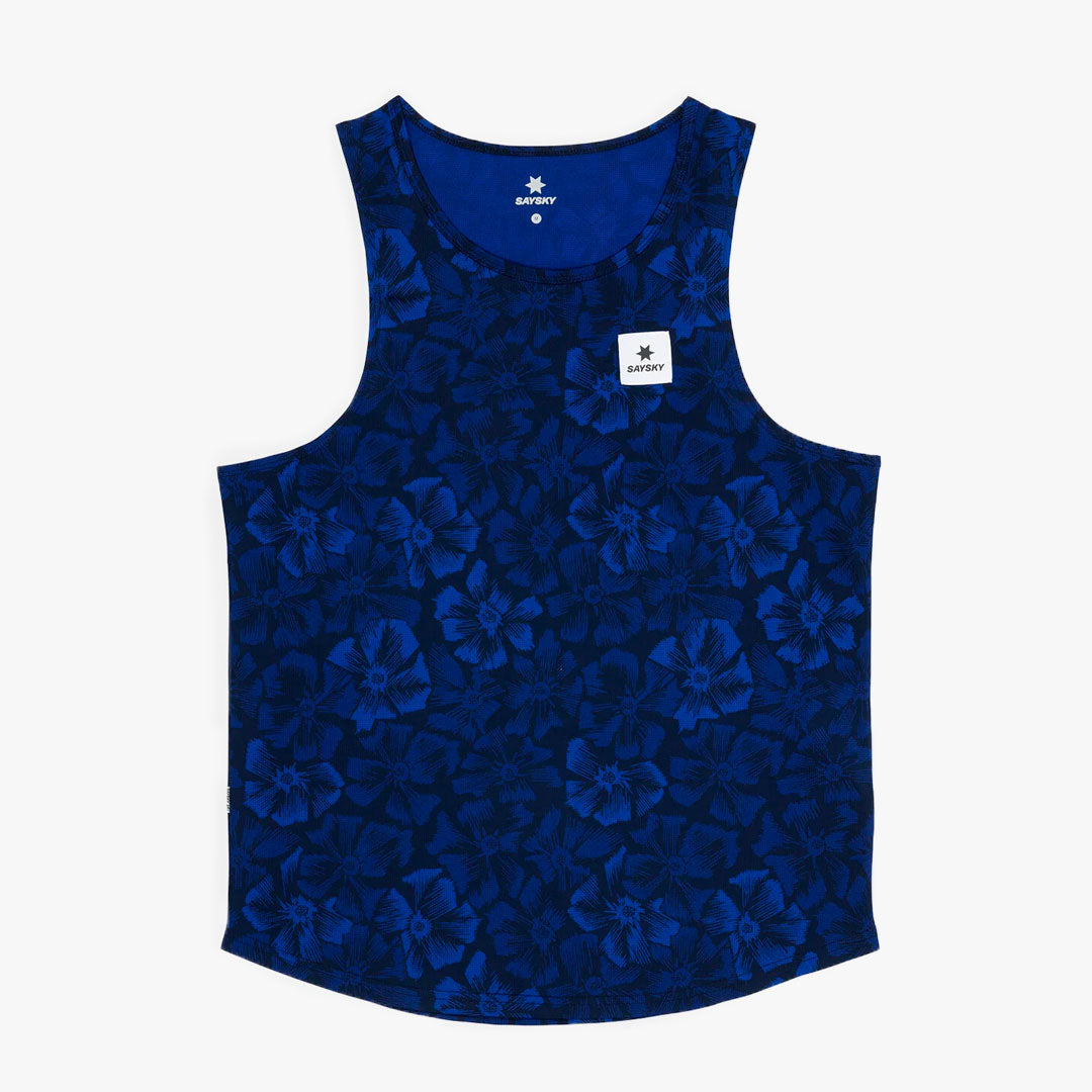 Camiseta Saysky Flower Combat Singlet Blue Flower