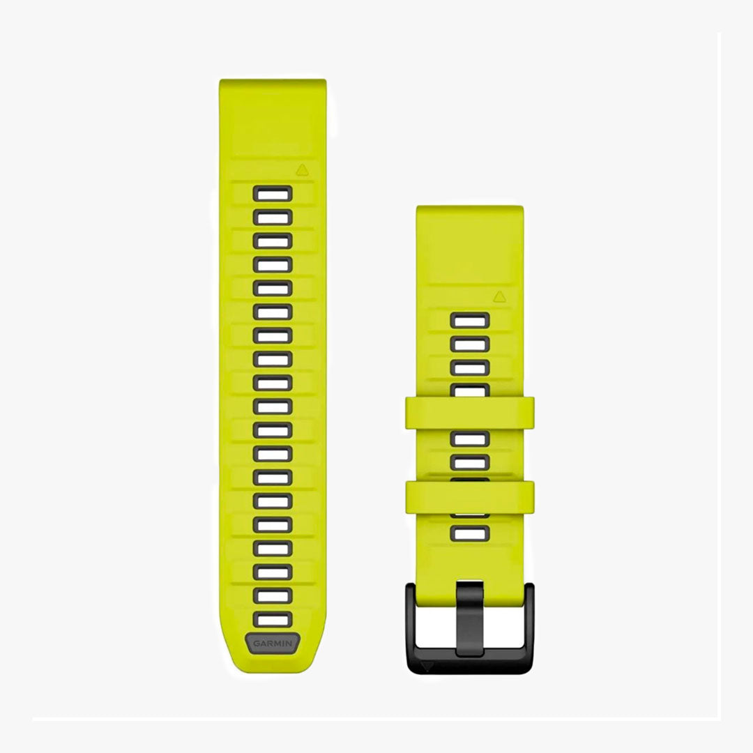 Correa Garmin Quickfit 22mm Amp Yellow/Graphite Silicone