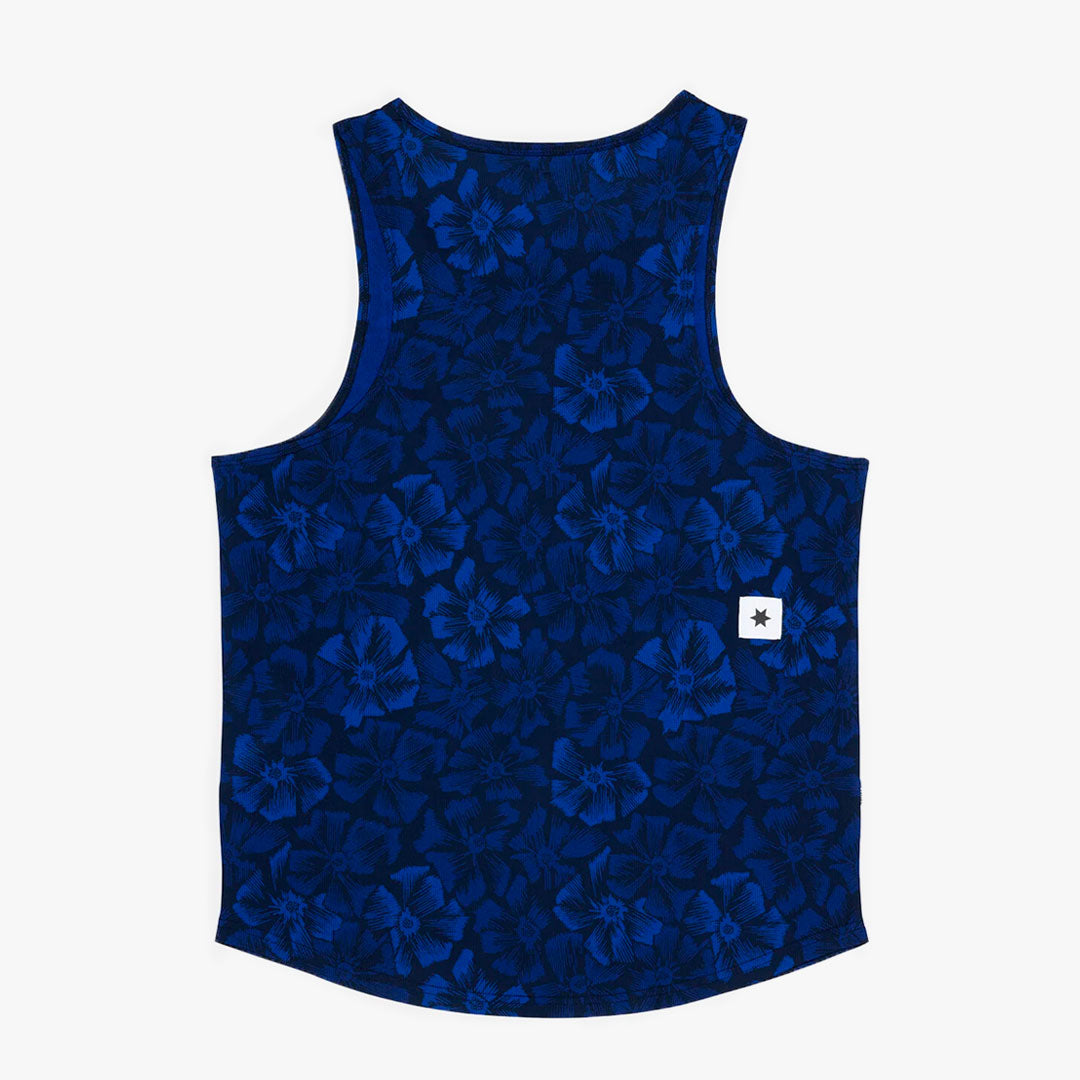 Camiseta Saysky Flower Combat Singlet Blue Flower