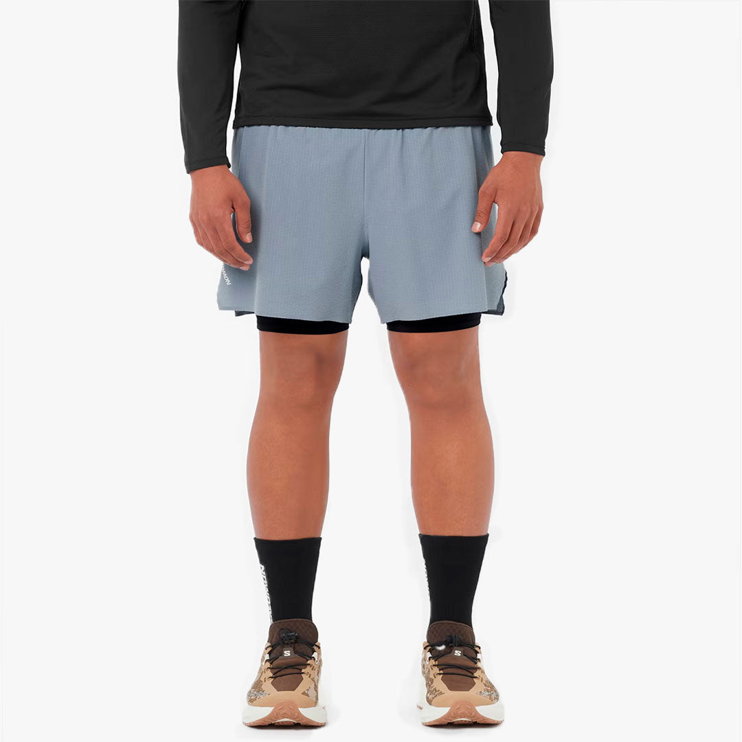 PANTALÓN SALOMON SENSE AERO 2IN1 TRAIL 5” TRADE WINDS