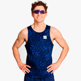 Camiseta Saysky Flower Combat Singlet Blue Flower