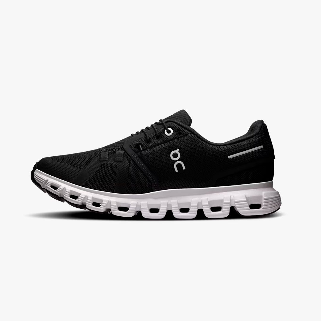 On Cloud 6 Wide W Black/White
