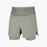 Pantalón Salomon Sense Aero 2IN1 Trail 5" Castor Gray