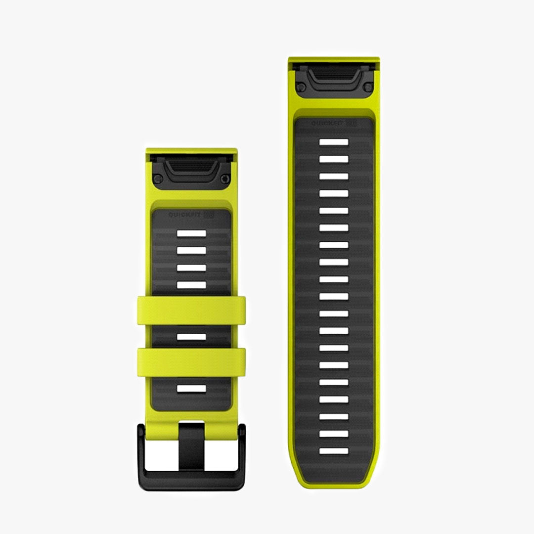 Correa Garmin Quickfit 26 mm Amp Yellow/Graphite Silicone
