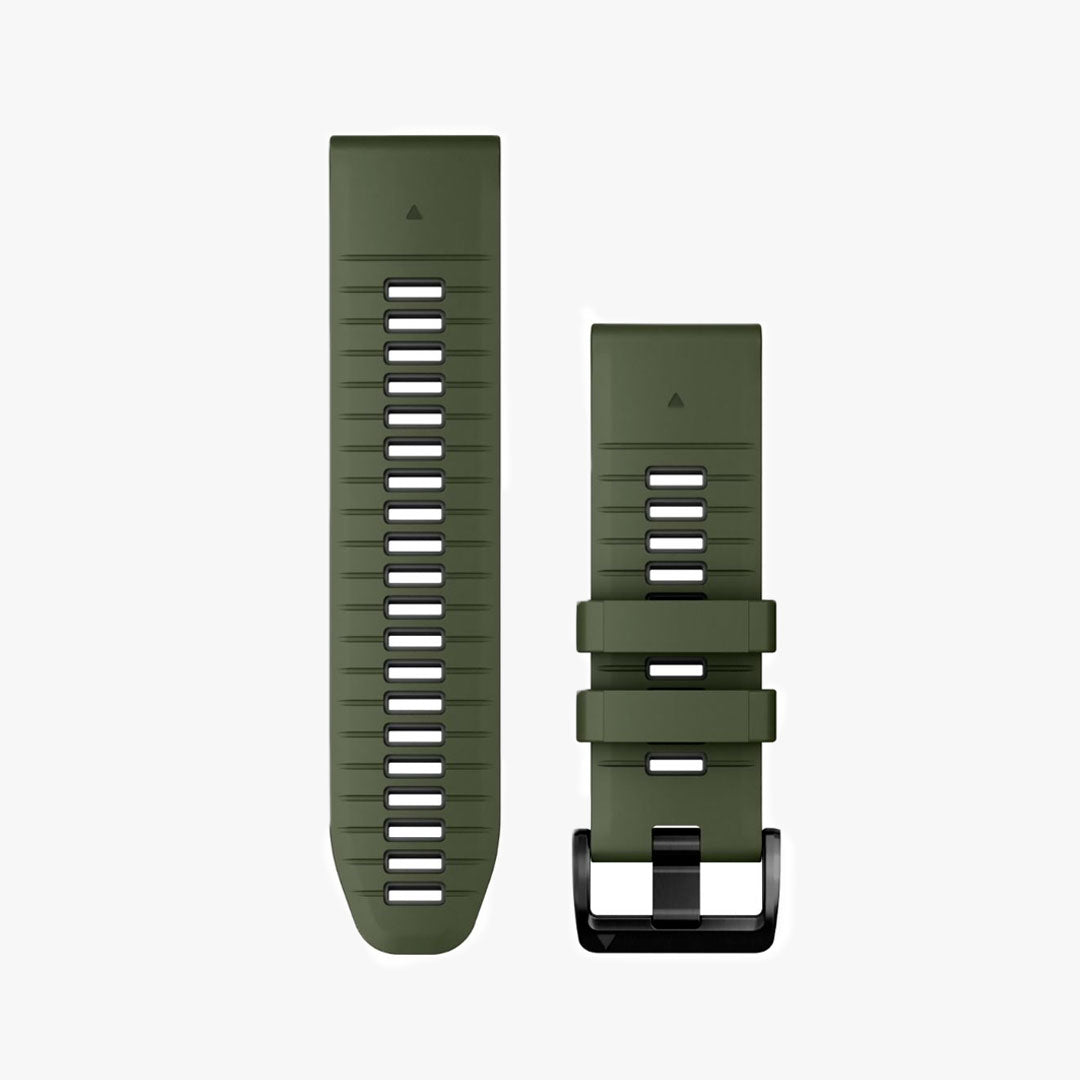 Correa Garmin Quickfit 26 mm Gray/green Silicone