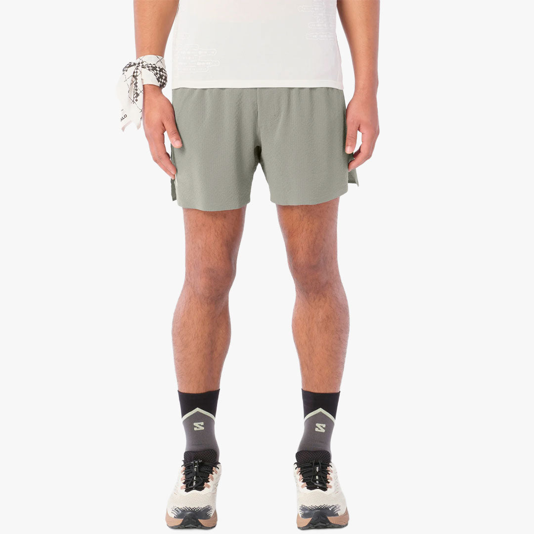Pantalón Salomon Sense Aero 2IN1 Trail 5" Castor Gray