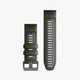 Correa Garmin Quickfit 26 mm Gray/green Silicone