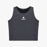 Top Saysky Combat Rib Crop W Grey