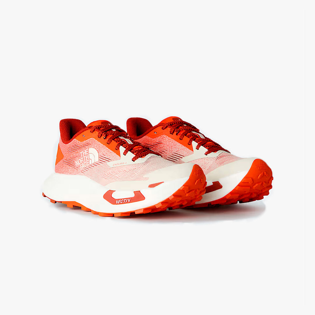 The North Face Vectiv Enduris 4 Lava Red/Calacatta