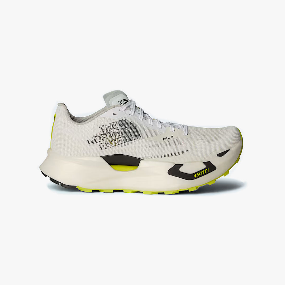 The North Face Summit Vectiv Pro 3 White Ash/Sulphur Spring Green