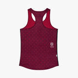 Camiseta Saysky Couture Combat Singlet W Burgundy