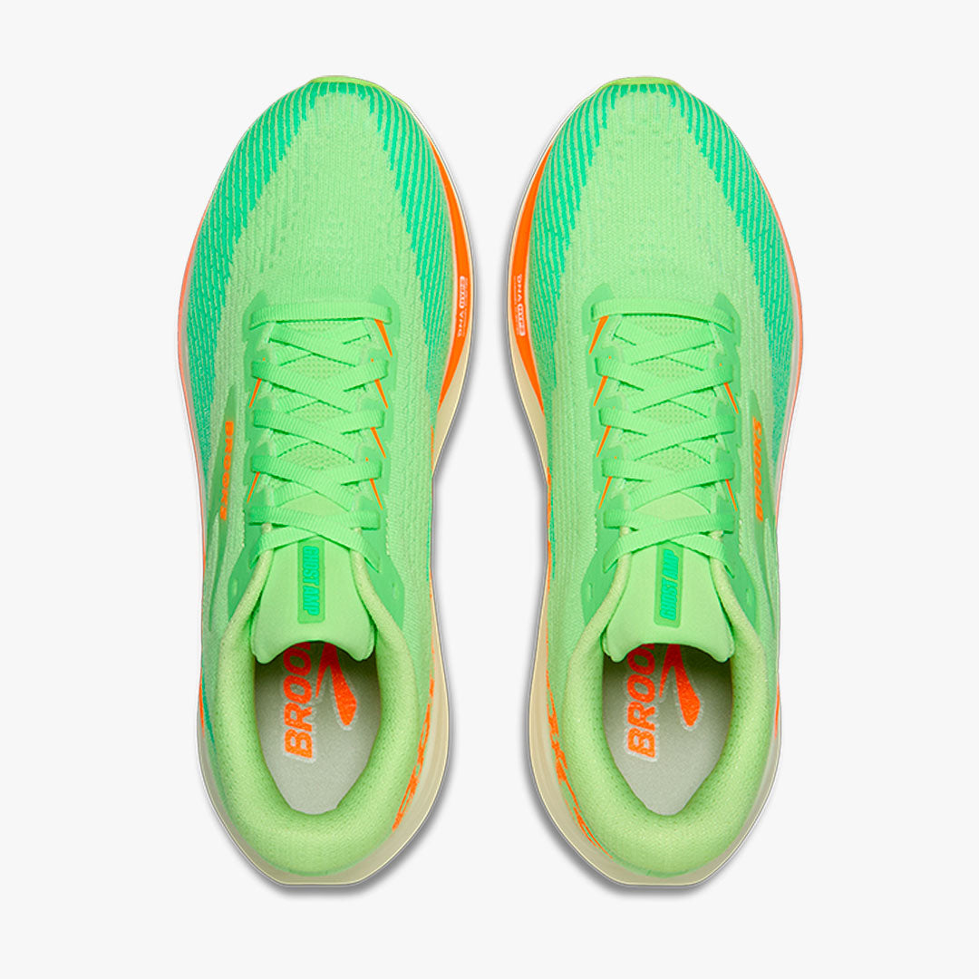 Brooks Ghost Amp Green/Orange