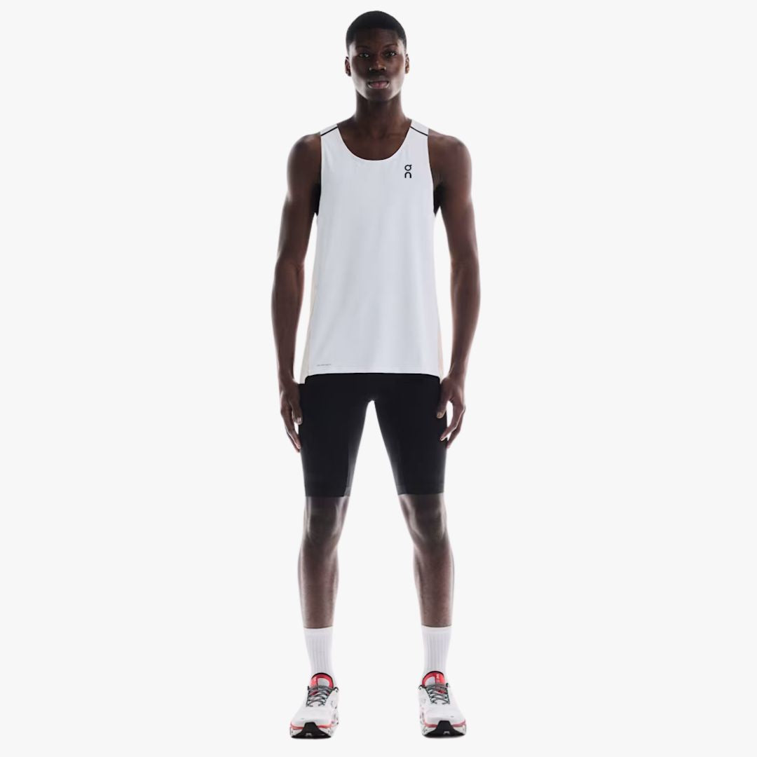 Camiseta On Performance Tank White/Silver