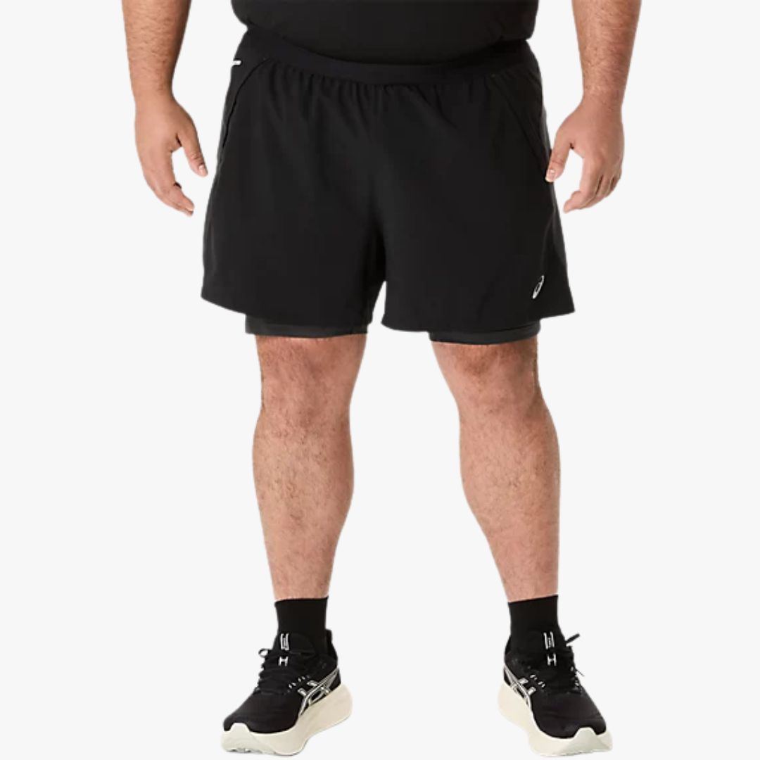 PANTALÓN ASICS ROAD 2N1 5" BLACK