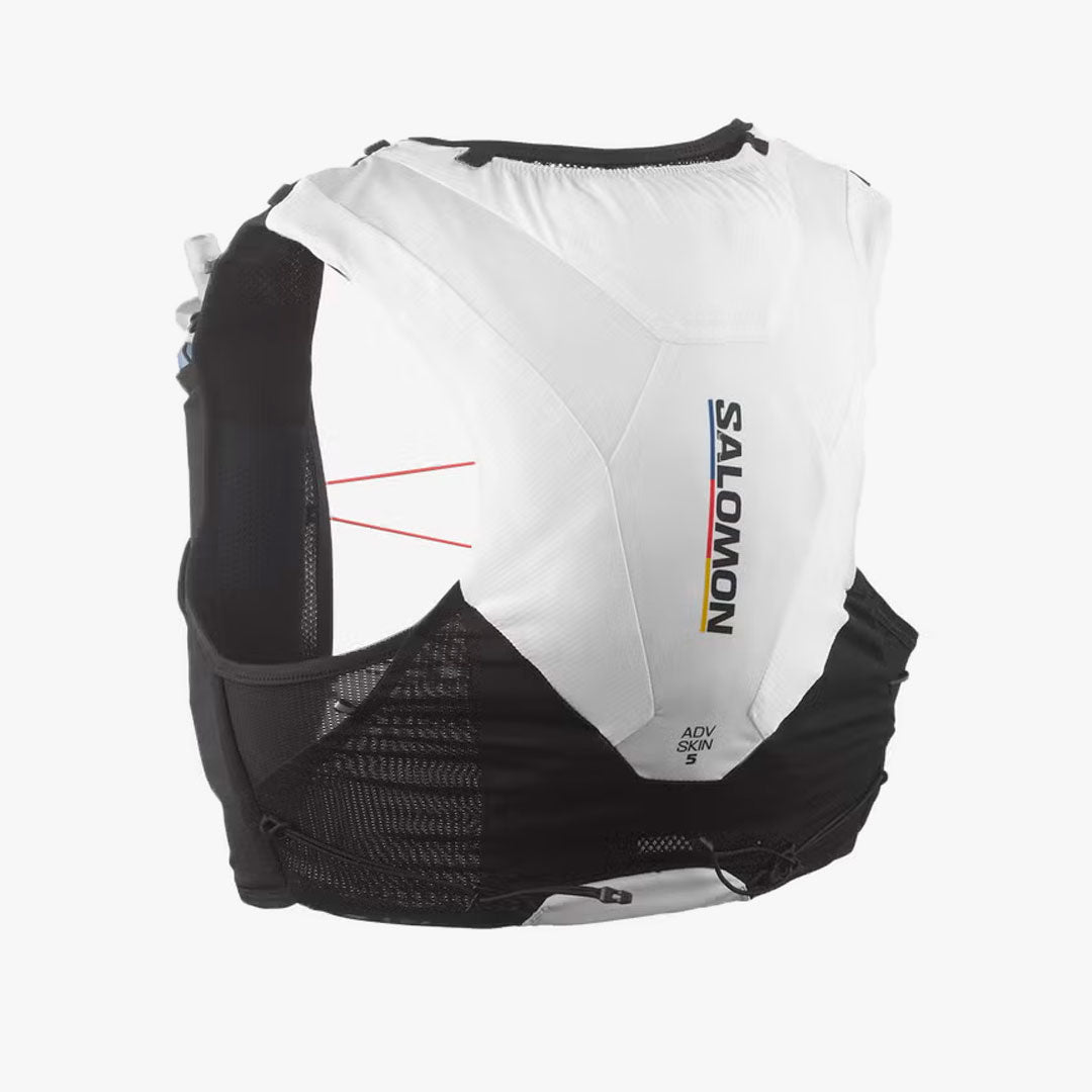MOCHILA SALOMON ADV SKIN 5 SET WHITE/NAUTICAL BLUE