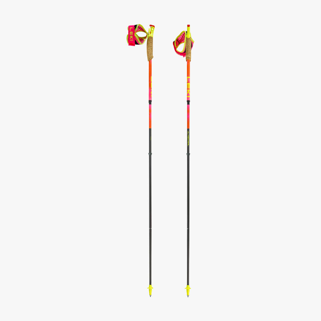 BASTONES LEKI ULTRATRAIL FX. ONE SL NEOPINK/ORANGE