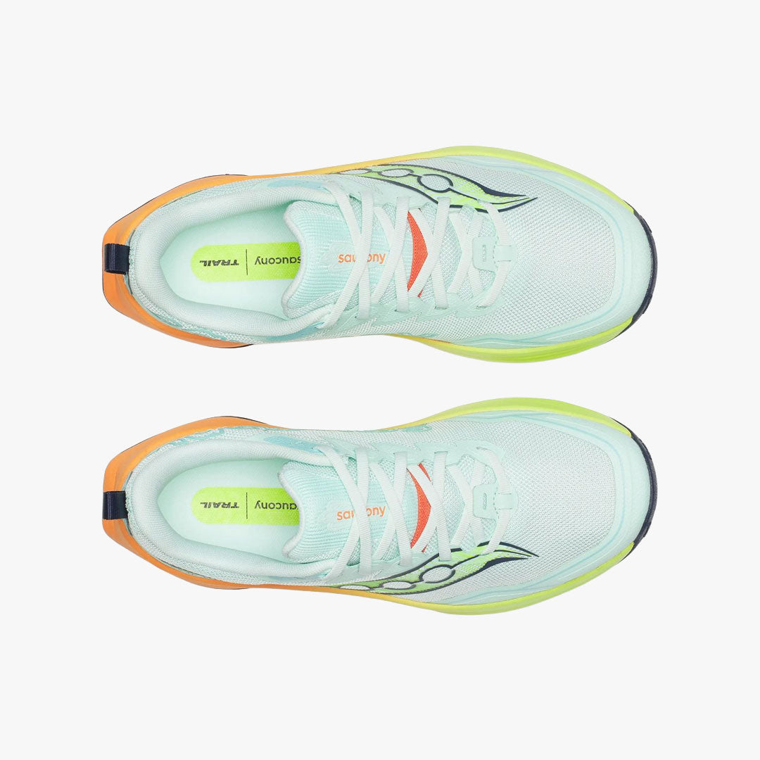 SAUCONY PEREGRINE 16 W AQUA/CITRON