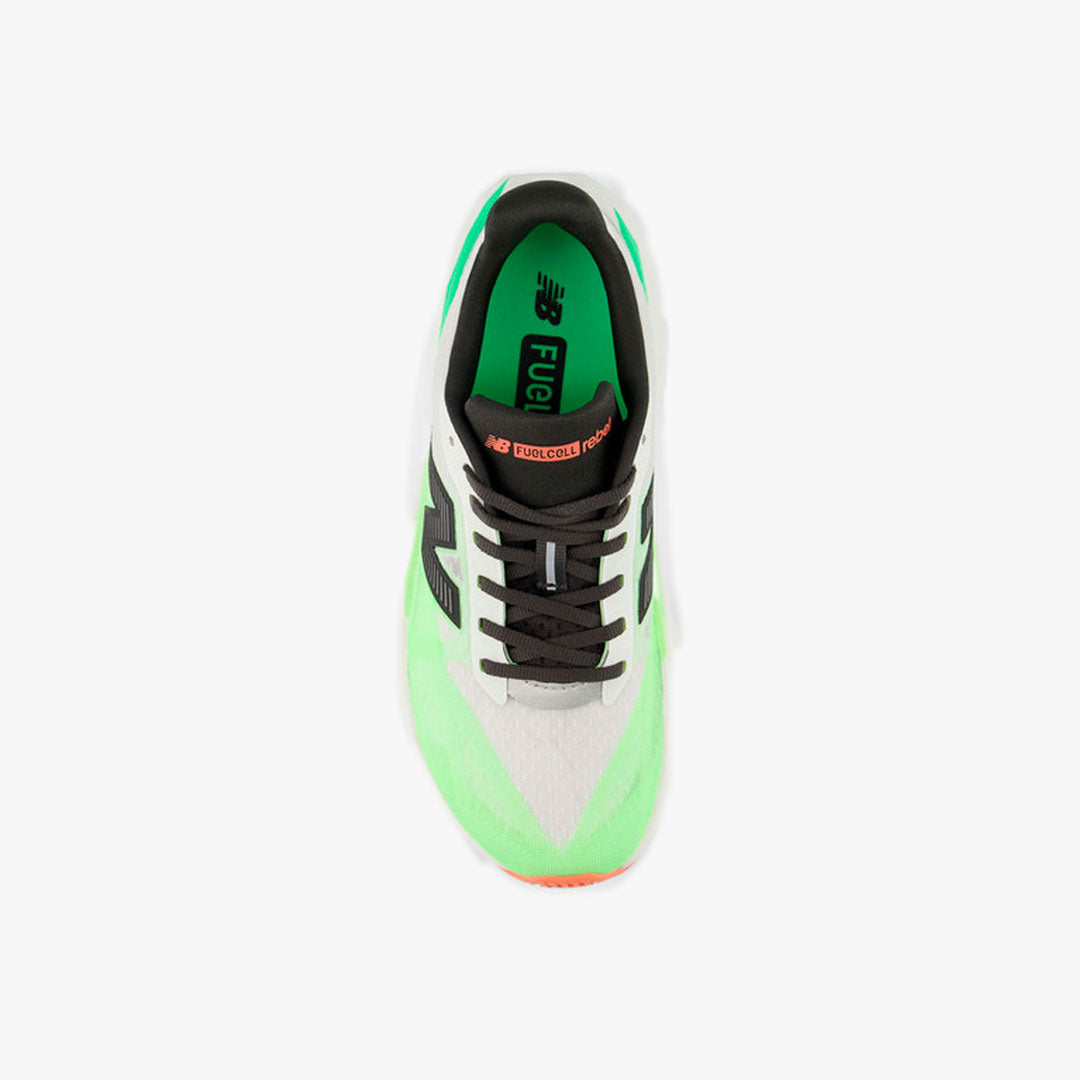 New Balance FuelCell Rebel v5 W White/Green/Orange