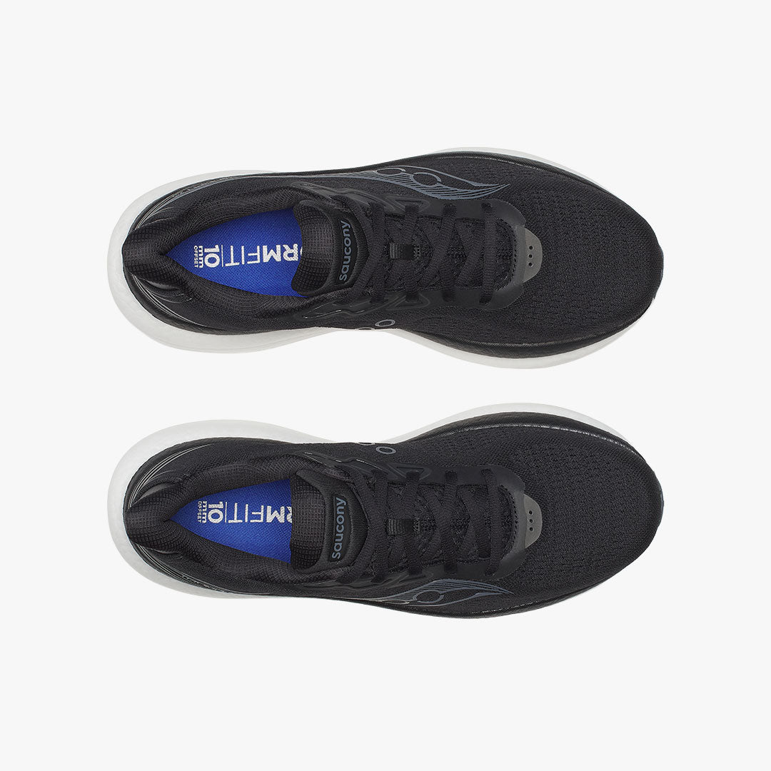 SAUCONY TRIUMPH 23 BLACK/WHITE