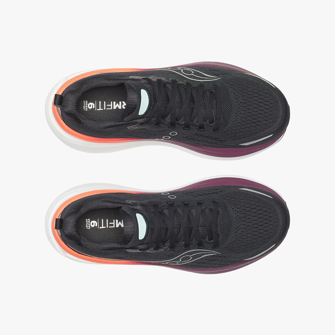 SAUCONY HURRICANE 25 BLACK/CRIMSON